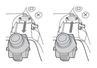 Module du joystick en cours de retrait et de remplacement.