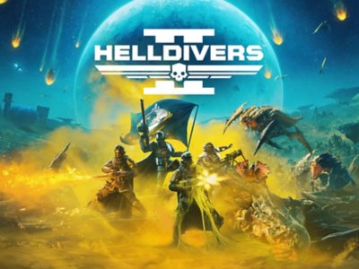 Helldivers 2 title screen