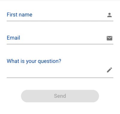 Screenshot of a PlayStation Expert contact form with the fields: first name, email, what's your question? 