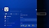 Interfaccia utente della console PS4 che mostra come segnalare un profilo.