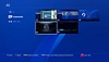 Screenshot Galerie snímků ukazující uložené screenshoty na konzoli PS4
