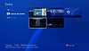 Captura de pantalla de la Galería de capturas que muestra las capturas de pantalla guardadas en consolas PS4