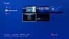 Captura de ecrã da Galeria de capturas que mostra as capturas de ecrã guardadas nas consolas PS4