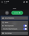 Mobile screen showing the Join on PlayStation Discord option