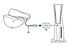 PS VR2ヘッドセットを付属のUSB Type-CケーブルでPS5本体に接続した様子