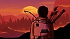 Les meilleurs jeux de survie - Illustration promotionnelle montrant un personnage solitaire qui croule sous un grand nombre d'armes