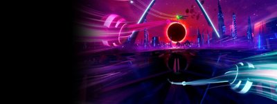 Synth Riders – Key-Art-Hintergrund