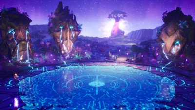 Tales of Kenzera: ZAU - Screenshot di un’arena surreale