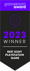 《鐵拳8》得獎橫幅–2023年Gamescom大獎–最佳Sony PlayStation遊戲