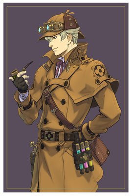 Herlock Sholmes - Illustration de personnage