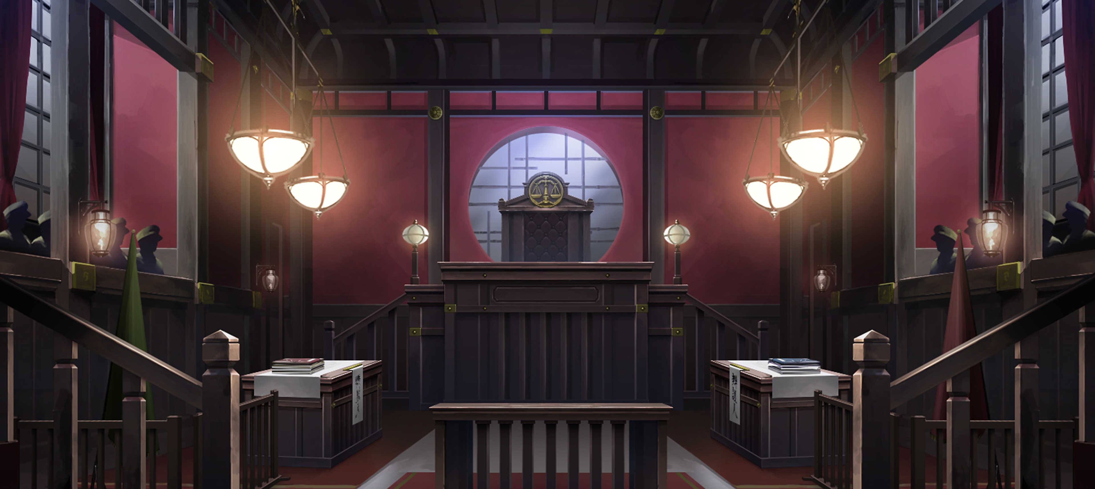The Great Ace Attorney Chronicles - background art