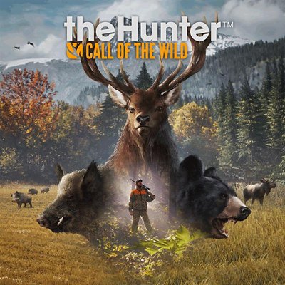 theHunter Call of the Wild feauring animals and a man in forest
