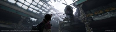 captura de pantalla panorámica de the last of us parte i para pc