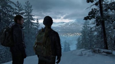 the last of us parte ii remastered paesaggio innevato