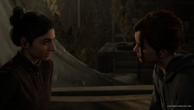 captura de pantalla de the last of us parte ii