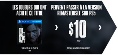 The Last of Us Part II Remastered - Mise à niveau