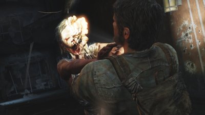 Skærmbillede af gameplay i The Last of Us Remastered