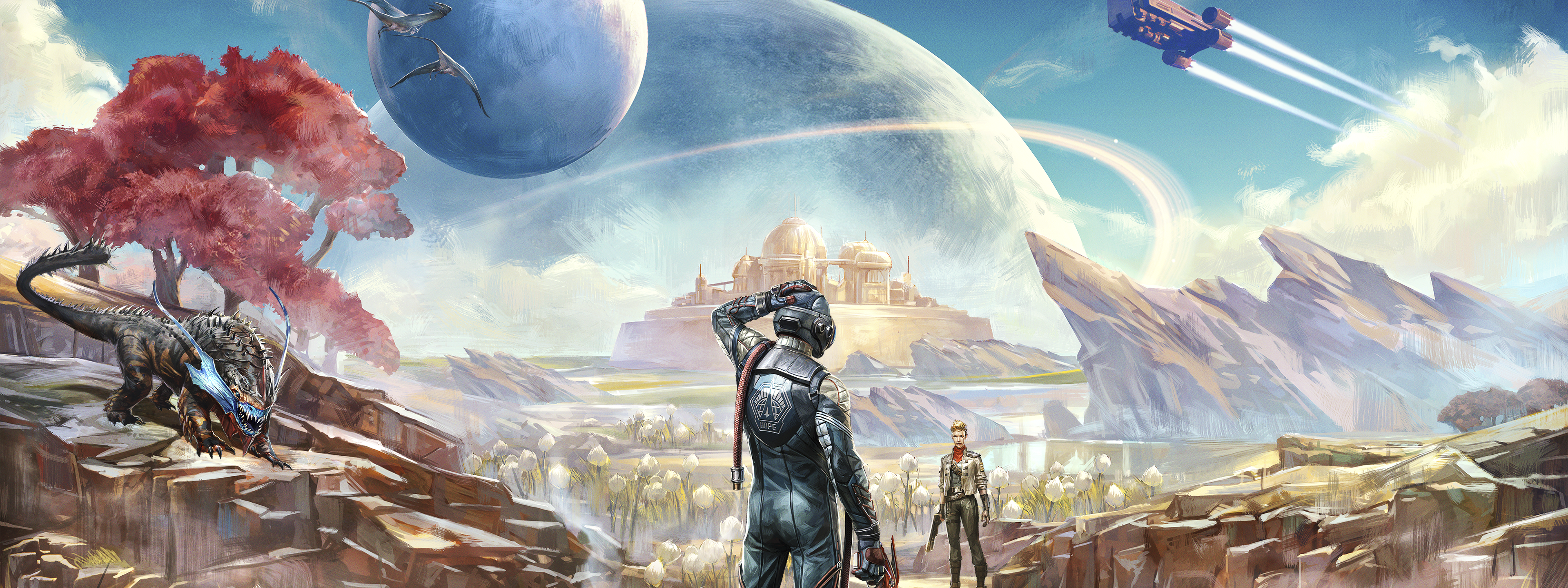 The Outer Worlds: - Key art
