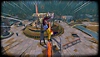 Thirsty Suitors screenshot depicts Jala performing a handstand on her skateboard as she grinds a rail.