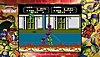 Colecţia Teenage Mutant Ninja Turtles - captură de ecran din The Arcade Game cu Leonardo luptându-se cu Foot Clan