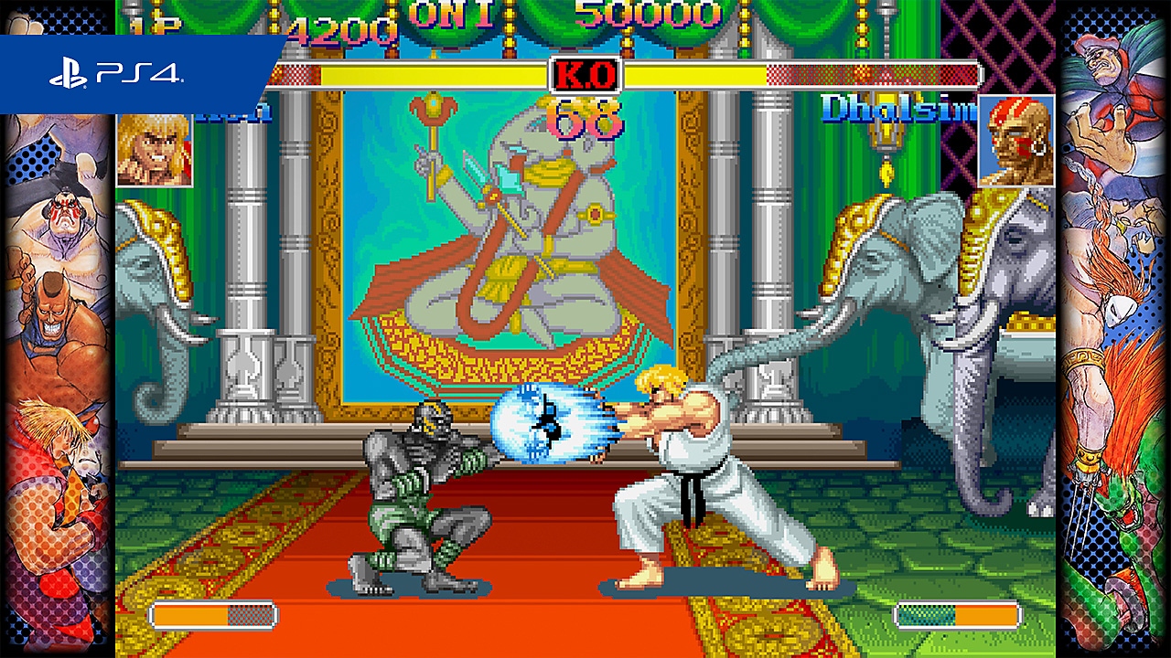 لقطة شاشة من لعبة Capcom Fighting Collection