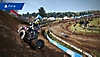 MX vs ATV Legends screenshot featuring a four-wheeled buggy on a dirt track.