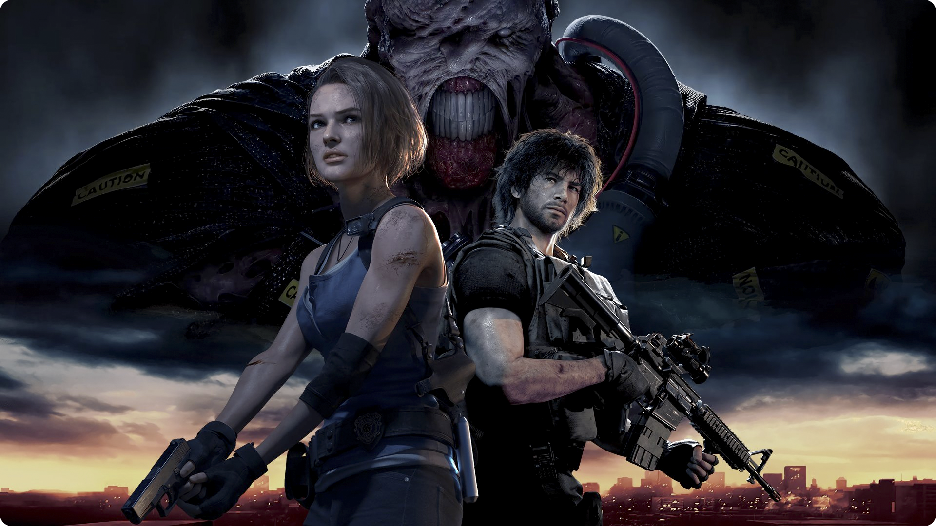 An introduction to Resident Evil promotional key art