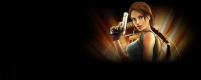 صورة فنية أساسية tomb raider anniversary تعرض لارا كروفت تحمل السلاح