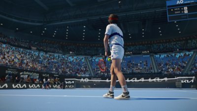 John McEnroe'yu gösteren TopSpin 2K25 ekran görüntüsü