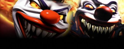 twisted metal key arts showing clowns