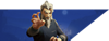 Sifu artwork render, featuring the male rendition of the main character Yang with long grey hair and a beard.