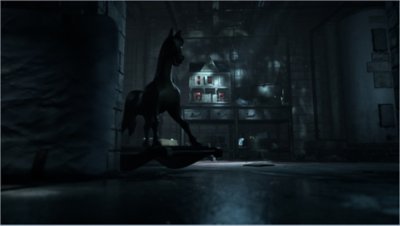 Az Until Dawn képernyőképe – ember maszkban