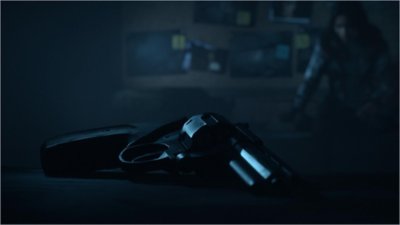 Until Dawn – kuvakaappaus ”Puhu Emille” -trophyn kohtauksesta