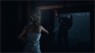 Until Dawn - Capture d'écran montrant une scène relative au trophée Les nerfs à vif