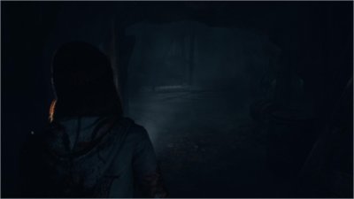 Until Dawn - Capture d'écran montrant une scène relative au trophée Panic Room !