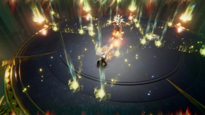 《夜族崛起》截屏：玩家正在对抗一名体型庞大的敌人