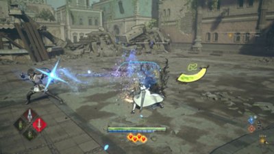 Valkyrie Elysium screenshot showing magic-like combat