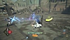 Valkyrie Elysium – snímek obrazovky zobrazující zdánlivě kouzelný boj