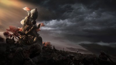 Textura de fondo de Where Winds Meet.