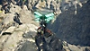 Wild Hearts screenshot showing a beast trap known as Karakuri - Glider