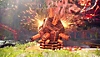 Wild Hearts screenshot showing a beast trap known as Karakuri - Star Bomb