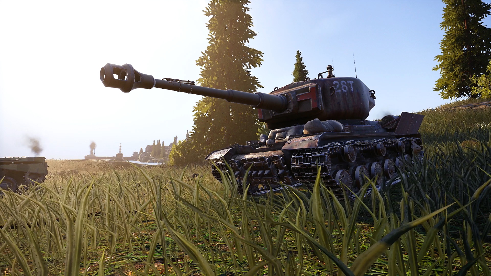 World of Tanks - captura de pantalla de una partida