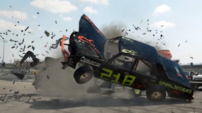 Wreckfest スクリーンショット 衝突シーン 