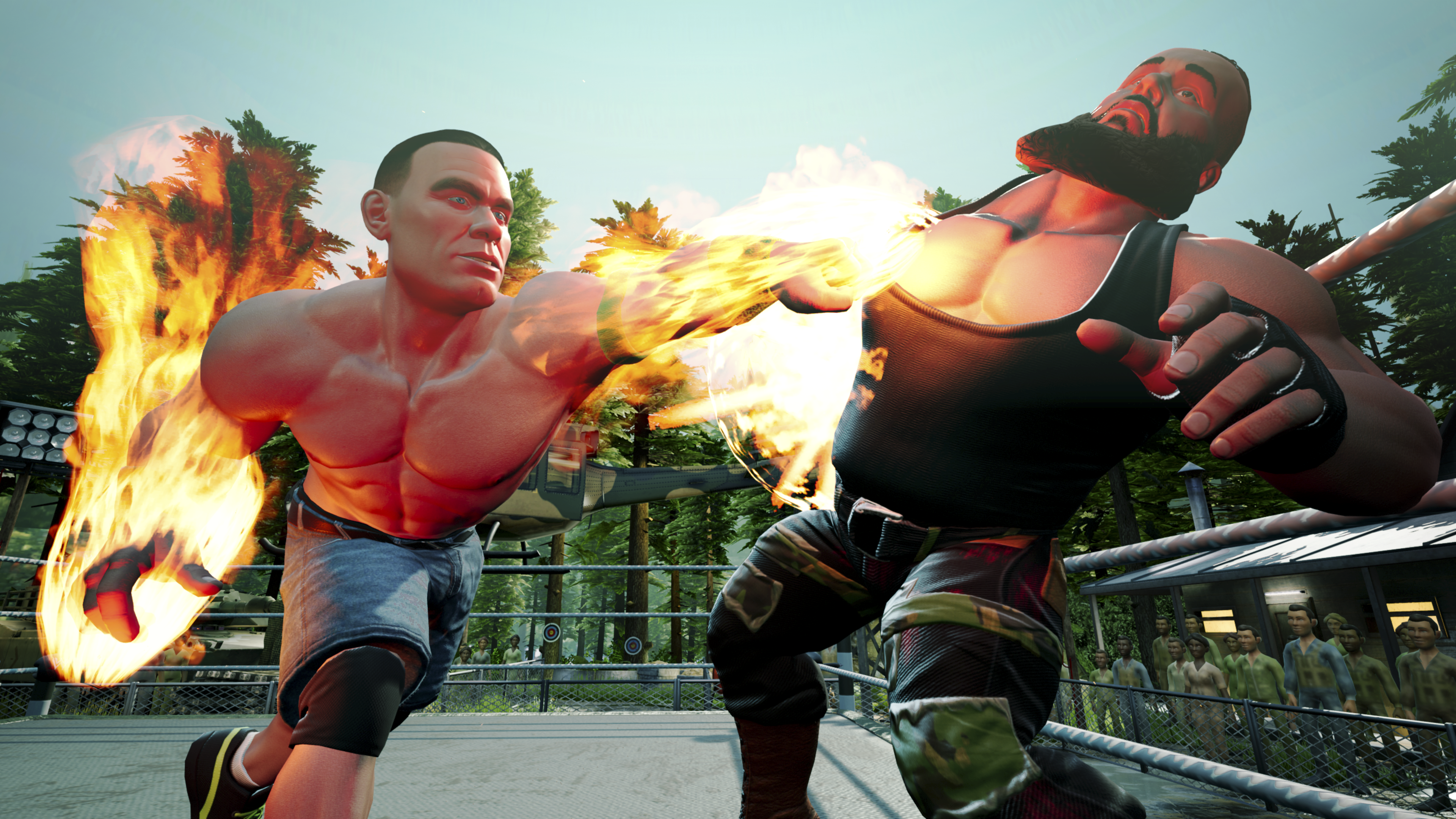 Captura de tela do WWE 2K Battlegrounds