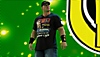 لقطة شاشة من WWE 2K23 يظهر بها John Cena وهو يأخذ وضعية تصوير