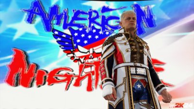 WWE 2K24 - Screenshot di Cody Rhodes che entra in scena