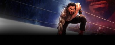 wwe 2k25 key art featuring a character in the ring with a decisive gesture