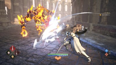 『ヴァルキリーエリュシオン』スクリーンショット 戦闘の様子01