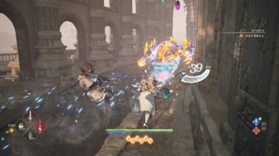 『ヴァルキリーエリュシオン』スクリーンショット 戦闘の様子02