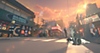 Zenless Zone Zero screenshot showing a colorful New Eridu street scene